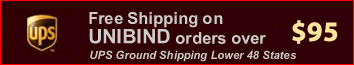 Free Shipping on All Unibind Orders Over $95
